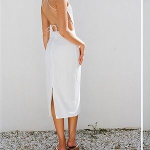 SABO WHITE DRESS BRYLIE midi dress white
